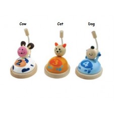 Wooden Pull Back Bumper Car Wooden Pull Back Bumper Car